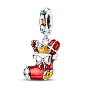 Mikulás Csizma Charm