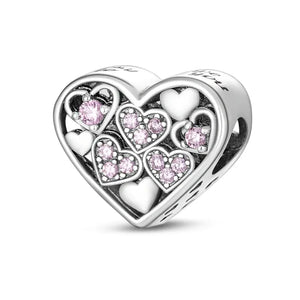 Szív Charm