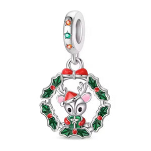 Karácsonyi Koszorú Charm