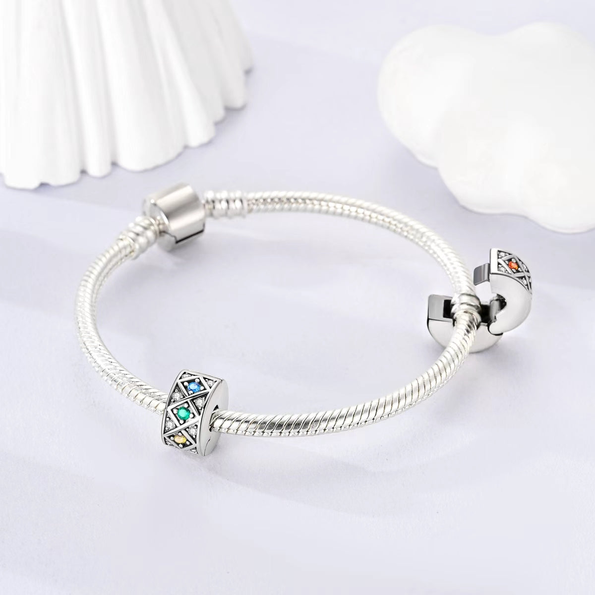 Szivárványos Clip Charm Charming