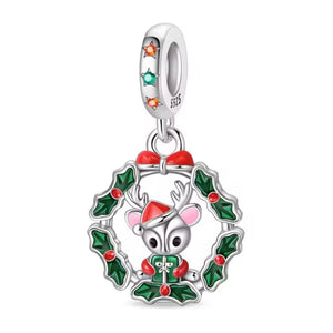 Karácsonyi Koszorú Charm