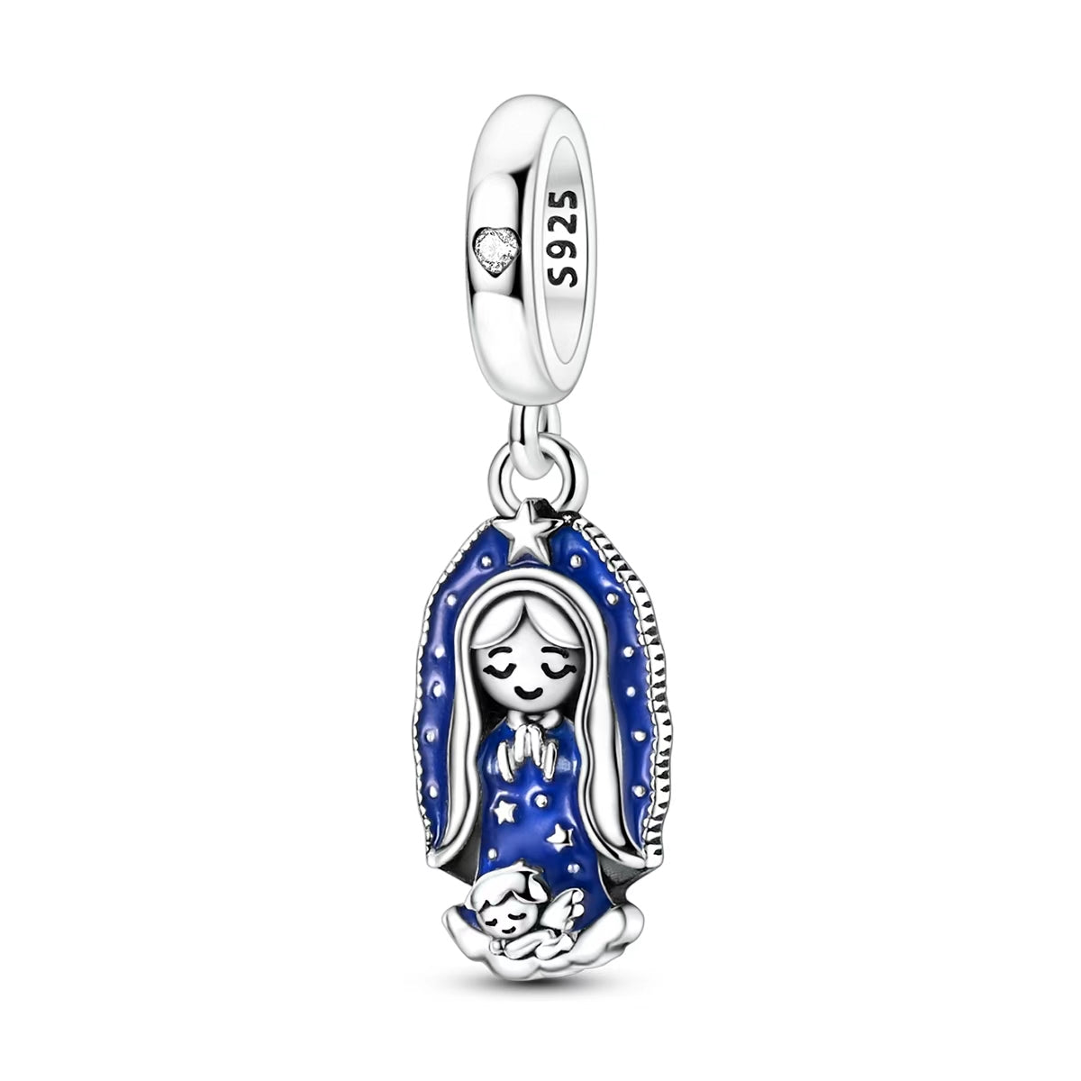 Világító Őrangyal Charm