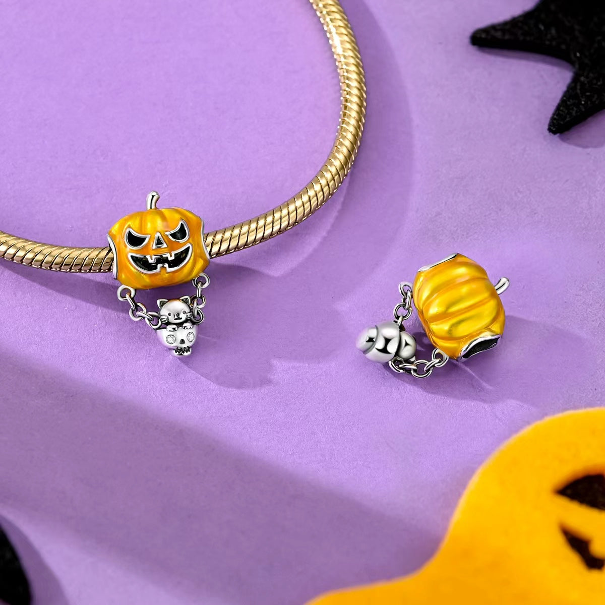 Világító Tök Hőlégballon Charm