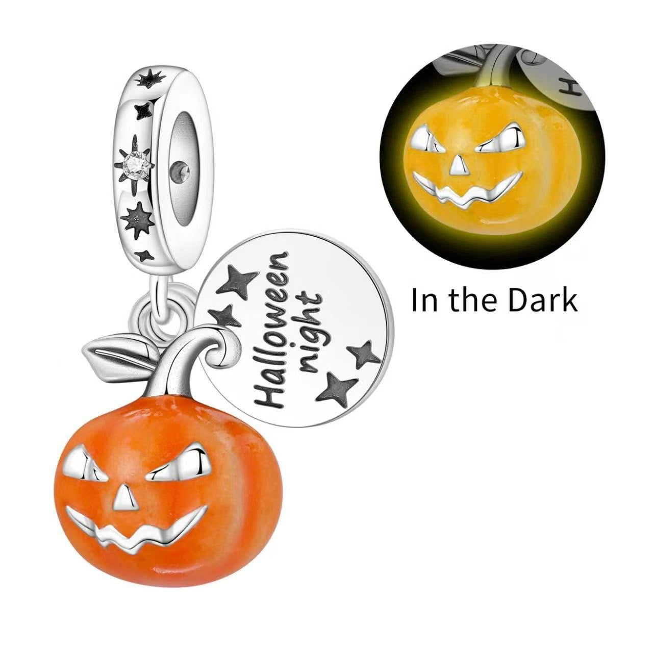 Világító "Halloweeni Éjszaka" Charm