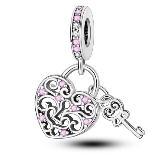 "Key to My Heart" Charm