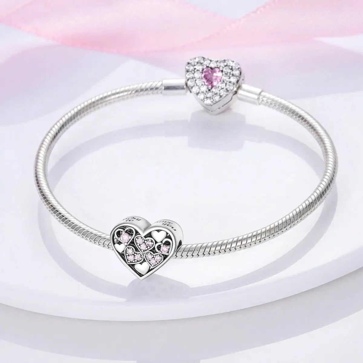 Szív Charm Charming