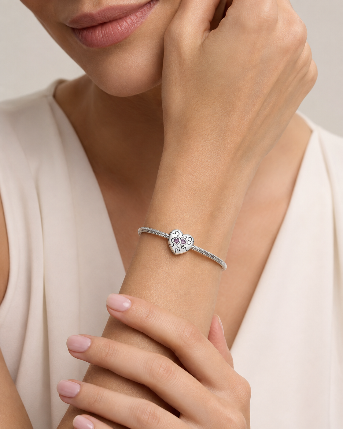 "Heart Puzzle" Charm